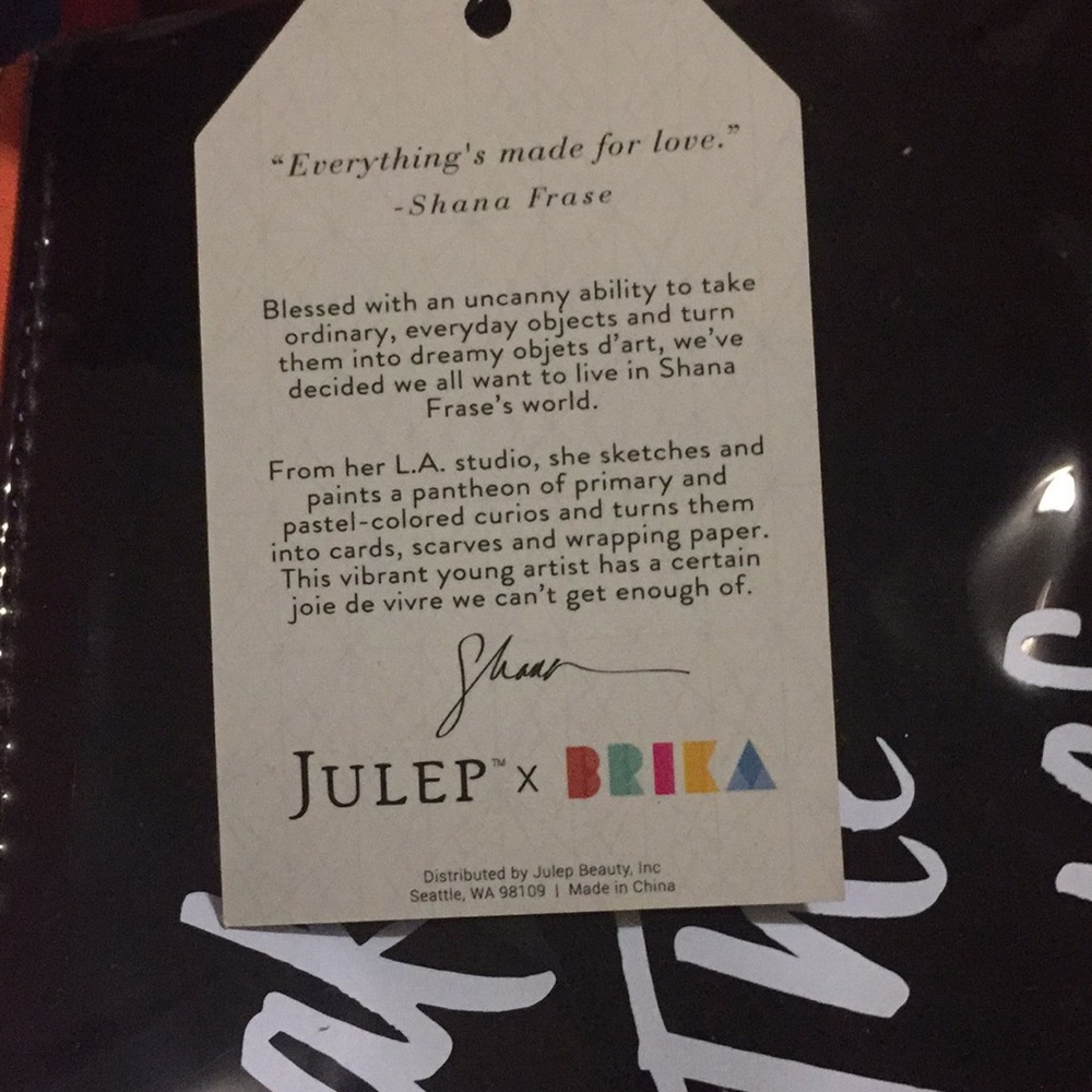 Julep makeup bag